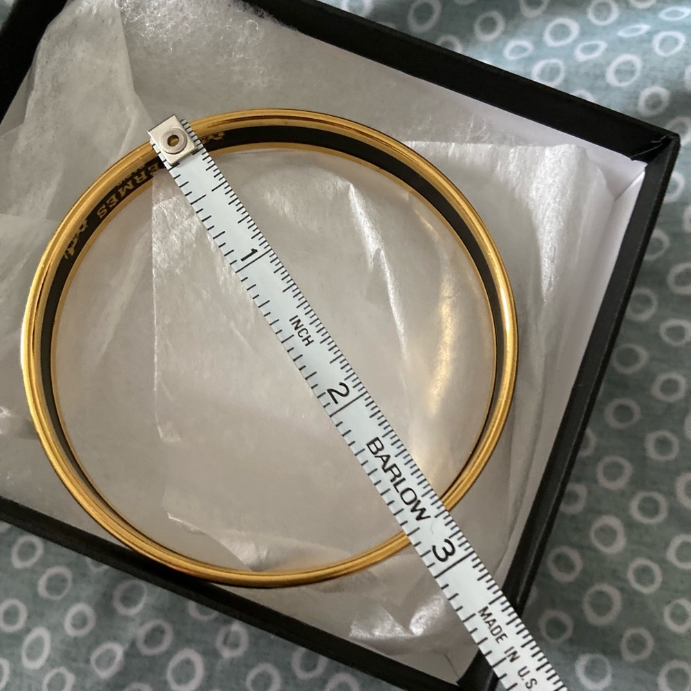 Hermes Gold Enamel Bracelet / NWOT - Picture 11 of 13